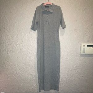 Zara Gray Polo Dress